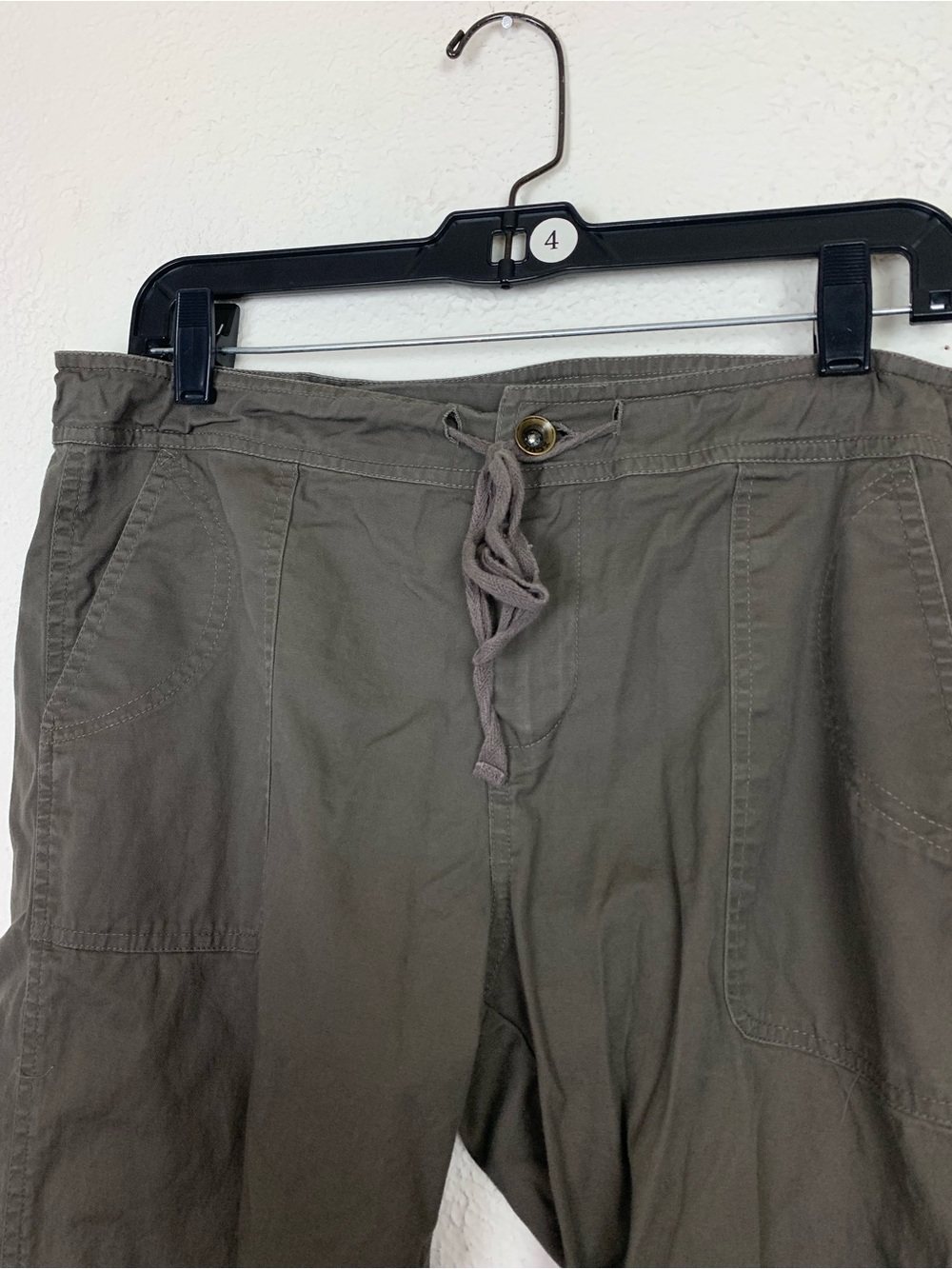 XCVI cotton ruched pants size large - Picture 4 of 8